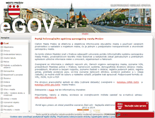 Tablet Screenshot of egov.presov.sk